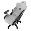 Fotel ANDA SEAT T-Pro 2 XL Jasnoszaro-czarny Regulacja podłokietników Kąt obrotu