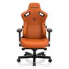 Fotel ANDA SEAT Kaiser 3 XL Pomarańczowy Materiał obicia Skóra ekologiczna PVC