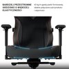 Fotel ANDA SEAT Kaiser 3 XL Pomarańczowy Materiał podłokietników Tworzywo sztuczne