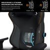 Fotel ANDA SEAT Kaiser 3 L Czarny Fabric Podnóżek Nie