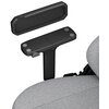 Fotel ANDA SEAT Kaiser 3 L Szary Fabric Regulacja podłokietników Prawo - lewo