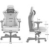 Fotel ANDA SEAT Kaiser 3 L Czarny Odchylenie [stopnie] 90 - 165