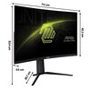 Monitor MSI MAG 321CUP 31.5" 3840x2160px 160Hz 1 ms [MPRT] Curved Przeznaczenie Dla gracza