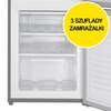 Lodówka SMITH&BROWN SFBF-211-SE3 150cm Srebrna Zmiana kierunku otwierania drzwi Tak