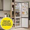 Lodówka CANDY CNCQ2T620EX Fresco 300 No Frost 205cm Inox Położenie zamrażarki Na dole