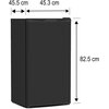 Lodówka SMITH&BROWN SFTTF-111-BE3 82.5cm Czarna Funkcje Zmiana kierunku otwierania drzwi