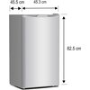 Lodówka SMITH&BROWN SFTTF-111-SE3 82.5cm Srebrna Kolor / wykończenie frontu Srebrny