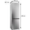 Lodówka CANDY CNCQ2T620DX Fresco 300 No Frost 205cm Inox Funkcje dodatkowe Circle Fresh
