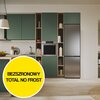 Lodówka CANDY CNCQ4T620DX Fresco 500 No Frost 205cm Inox Położenie zamrażarki Na dole