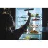 Lodówka CANDY CNCQ4T620DX Fresco 500 No Frost 205cm Inox Szerokość [cm] 59.5