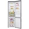 Lodówka LG GBP62DSXCC1 No Frost 203cm Ciemny srebrny DoorCooling+ FreshConverter FreshBalancer Pojemność [l] 277 chłodziarka + 107 zamrażarka