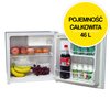 Lodówka RAVANSON LKK-50E 48.5cm Biała Roczne zużycie prądu 80 kWh = 92 zł