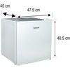Lodówka RAVANSON LKK-50E 48.5cm Biała Liczba drzwi 1