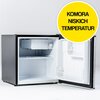 Lodówka RAVANSON LKK-50ES 48.5cm Srebrno-czarna Bezszronowa (No Frost) Brak