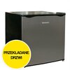Lodówka RAVANSON LKK-50ES 48.5cm Srebrno-czarna Położenie zamrażarki Wewnątrz