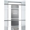 Lodówka CANDY CNCQ4T618DX Fresco 500 No Frost 185cm Inox Położenie zamrażarki Na dole