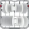 Zmywarka WHIRLPOOL W0I D741A S Programy zmywania 6th Sense 50-60°C