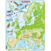 Układanka LARSEN Maxi Europa mapa fizyczna LA-K70PL (87 elementów)