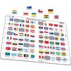 Puzzle LARSEN Flagi Świata i Stolice LA-L2PL (80 elementów) Tematyka Nauka