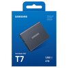 Dysk SAMSUNG Portable T7 4TB USB 3.2 Gen 2 SSD Szary Prędkość interfejsu 10 GB/s