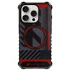 Etui AUDI IML Sport Magsafe do Apple Iphone 15 Pro Max Czarno-czerwony