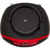 Radioodtwarzacz AIWA BBTU-500DAB Bluetooth Czarno-czerwony Wejścia/wyjścia Wejście liniowe audio AUX