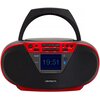 Radioodtwarzacz AIWA BBTU-500DAB Bluetooth Czarno-czerwony Radio Cyfrowe z syntezą PLL