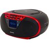 Radioodtwarzacz AIWA BBTU-500DAB Bluetooth Czarno-czerwony Pilot Tak