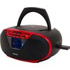 Radioodtwarzacz AIWA BBTU-500DAB Bluetooth Czarno-czerwony Standardy odtwarzania CD