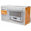Radio DENVER DAB-18 Cyfrowe Przenośne Brązowo-biały Radio Cyfrowe