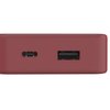 Powerbank HAMA Color 10 10000 mAh Czerwony Typ kabla Kabel USB-A - USB-C