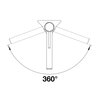Bateria BLANCO Alta II 527529 Stalowy Rodzaj baterii Jednodźwigniowa
