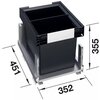 Sortownik odpadów BLANCO Select II 40/2 Combi Materiał Tworzywo sztuczne