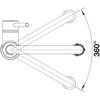 Bateria BLANCO Catris-S Flexo 527731 Steel/satyna Rodzaj baterii Jednodźwigniowa