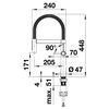 Bateria BLANCO Culina-S II Mini Sensor 527466 Stalowy Elastyczna wylewka Tak
