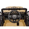 Samochód dla dziecka MILLY MALLY Toyota FJ Cruiser Khaki Funkcje dodatkowe Pasy bezpieczeństwa