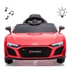 Samochód dla dziecka MILLY MALLY Audi R8 Spyder Czerwony Hamulec Automatyczny