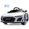 Samochód dla dziecka MILLY MALLY Audi R8 Spyder Biały Hamulec Automatyczny