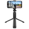 Uchwyt selfie CRONG SelfieGo Lite Bluetooth Tripod Czarny Spust migawki Tak