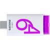 Pendrive PHILIPS Click 64GB, USB-C, Odczyt 120 Mb/s, Zapis 50 Mb/s Maksymalna prędkość zapisu [Mb/s] 50