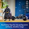 LEGO 76273 DC Batman Figurka Batmana do zbudowania i batcykl Kod pocztowy 02-675