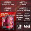 Komputer MAD DOG SPACE-APEX-I01DR32 i5-14500 32GB RAM 1TB SSD GeForce RTX4070 Procesor Intel Core i5-14500