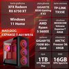 Komputer MAD DOG EXPANSE-T-A01WR16 R5-5600X 16GB RAM 1TB SSD Radeon RX6750XT Windows 11 Home Procesor AMD Ryzen 5 5600X