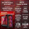 Komputer MAD DOG EXPANSE-T-A01DR32 R5-5600X 32GB RAM 1TB SSD Radeon RX6750XT Procesor AMD Ryzen 5 5600X