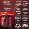 Komputer MAD DOG EXPANSE-T-A01WR32 R5-5600X 32GB RAM 1TB SSD Radeon RX6750XT Windows 11 Home Procesor AMD Ryzen 5 5600X