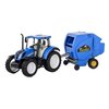Traktor DAFFI Mały rolnik New Holland T5 z mieszalnikiem do paszy T-514 Skala 1:32