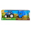 Traktor DAFFI Mały Rolnik New Holland T5 z prasą do słomy T-515