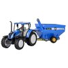 Traktor DAFFI Mały rolnik New Holland T5 z przyczepą do transportu inwentarza T-519 Seria Mały rolnik