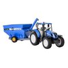 Traktor DAFFI Mały rolnik New Holland T5 z przyczepą do transportu inwentarza T-519 Typ Rolniczy