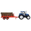 Traktor DAFFI Mały rolnik New Holland T5 z przyczepą do przewozu drewna T-522 Seria Mały rolnik